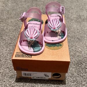 Mini Melissa Little Mermaid Mini Mar sandal
